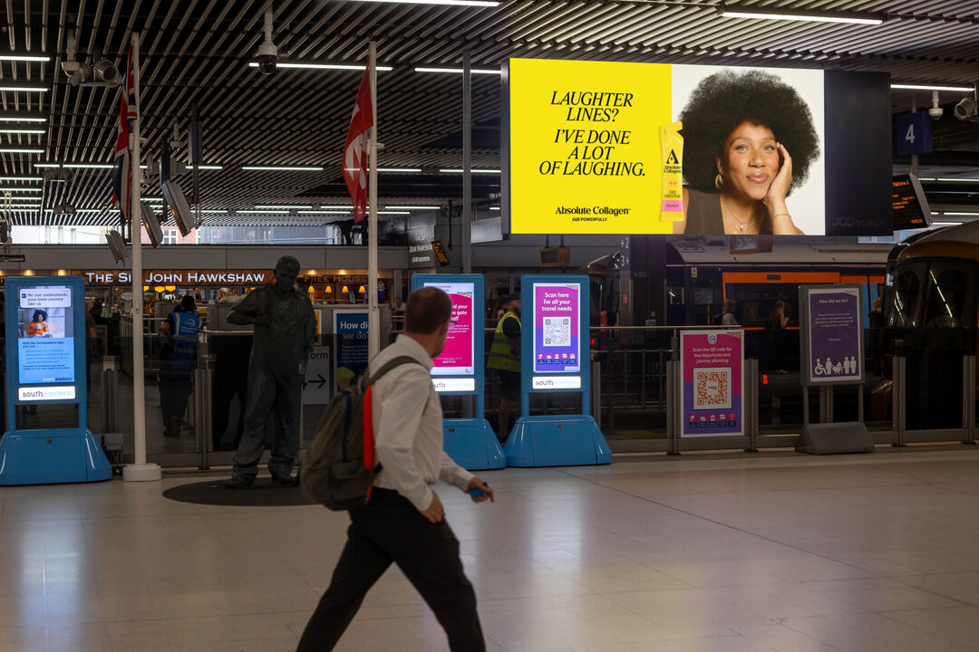 Absolute Collagen Laughter lines? I've done a lot of laughing poster displayed at a railway station